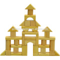 stocked 100pcs Safety Rubber Wood Kids Toys Block